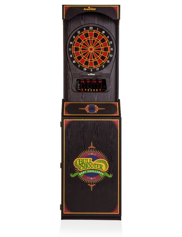 Photo 1 of Arachnid 15.5in Arcade Standup Cabinet with Cricket Pro 650 Electronic Dartboard
model: E650FS-BK-2

