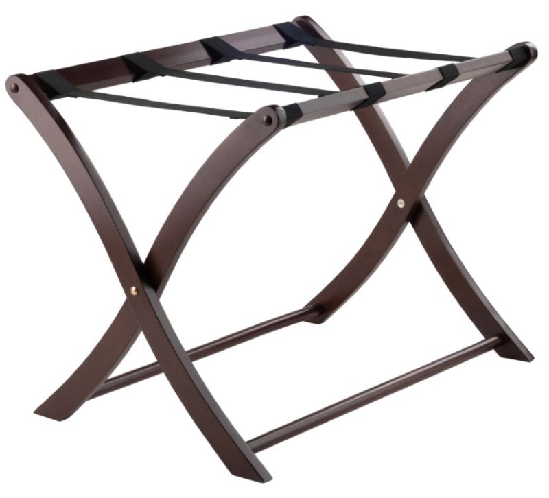 Photo 1 of *READ BELOW** Winsome Wood Scarlett Luggage Rack, Cappuccino Finish
