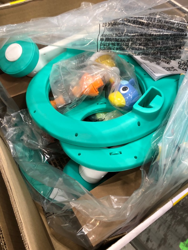 Photo 1 of Bright Starts Around We Go 2-in-1 Walk-Around Baby Activity Center & Table, Tropic Cool, Ages 6 Months+
