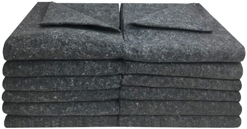 Photo 1 of 12 Textile Moving Blankets 54x72" Professional Quality

