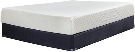 Photo 1 of 10" Chime Memory Foam M69931-M80X32 2-Piece Mattress Set with Queen Mattress and Queen Foundation in
