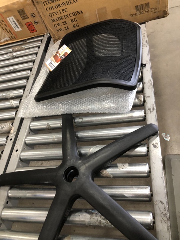 Photo 1 of Lorell LLR86801 Ratchet Mesh Mid-Back Stool Chair 2.6" Height X 75.8" Width X 27.3" Length Black