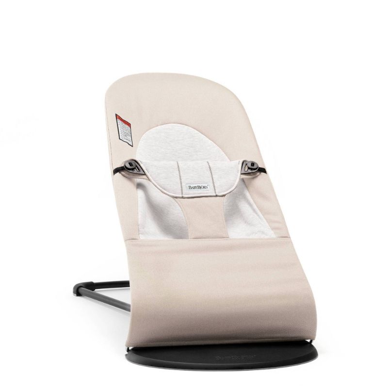 Photo 1 of BabyBjorn Bouncer Balance Soft, Beige/Gray, Jersey Cotton
