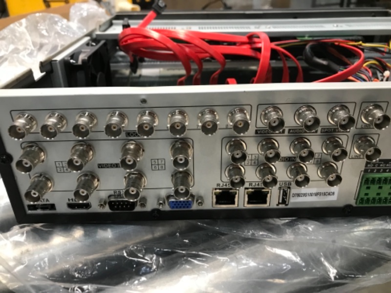 Photo 1 of 8 Channel DVR H. 264 
Top Panel Missing One Screw 
Discontinued 