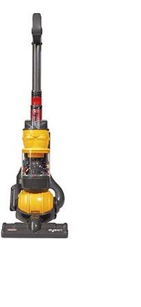 Photo 1 of Casdon - Dyson Ball Vacuum TOY VACUUM with working suction and sounds, 2 lbs, Grey/Yellow/Multicolor