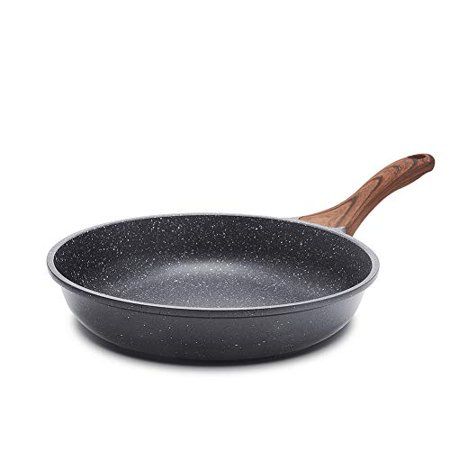 Photo 1 of Sensarte 11-Inch Nonstick Frying Pan Skillet, Swiss Granite Coating Omelette Pan, Healthy Stone Cookware Chef's Pan, PFOA Free
