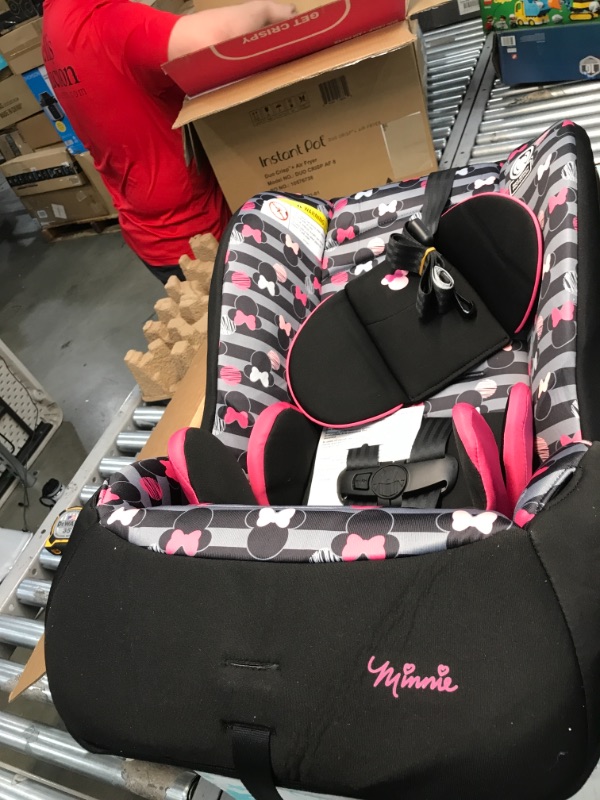 Photo 2 of Disney Baby Jive 2-in-1 Convertible Car Seat, Minnie Stripes