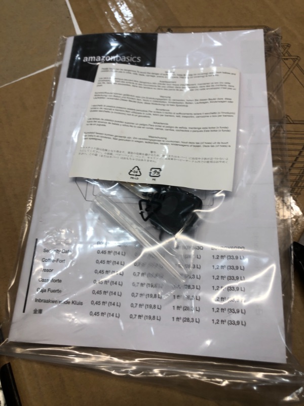 Photo 1 of AmazonBasics Security Safe - 1-Cubic Feet