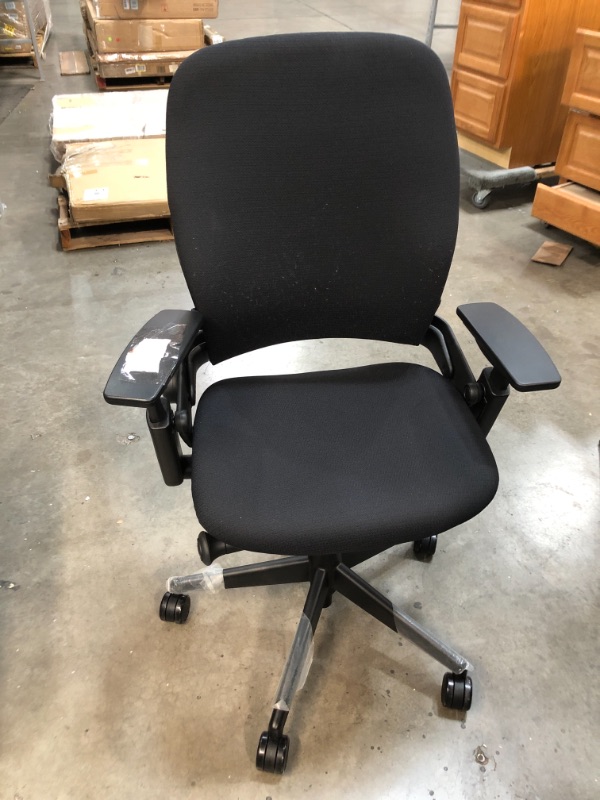 Photo 2 of Steelcase Leap Fabric Chair, Black,
