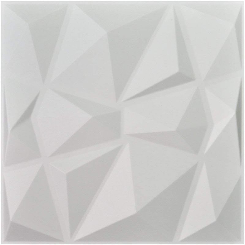 Photo 1 of *MISSING SOME PANALS*
Art3d Decorative 3D Wall Panels Diamond Design Pack of 12 Tiles 32 Sq Ft (Plant Fiber)
