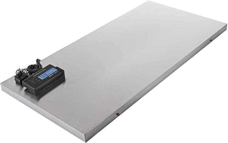 Photo 1 of ***PARTS ONLY***Happybuy 1100Lbs x 0.2Lbs Digital Livestock Scale Large Pet Vet Scale Stainless Steel Platform Electronic Postal Shipping Scale Heavy Duty Large Dog Hog Sheep Goat Pig Sheep Scale
