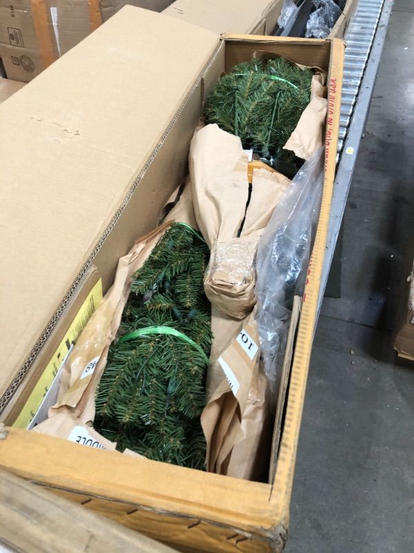 Photo 2 of 6.5ft National Christmas Tree Company Dunhill Fir Artificial Christmas Tree 500ct Bulb Clear