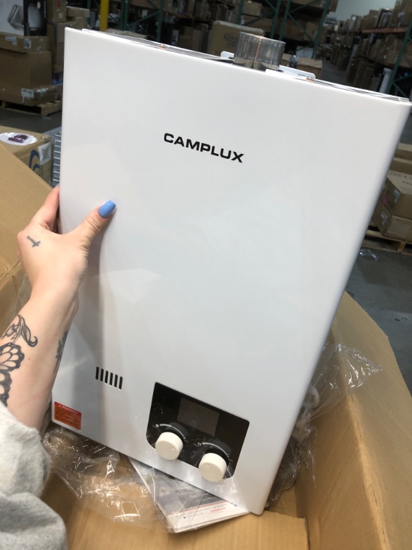 Photo 2 of Camplux Tankless Water Heater, 2.64 GPM On Demand Instant Hot Water Heater,Propane Tankless Water Heater for Shower, White
model : CM264
