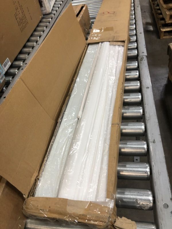 Photo 1 of 2 cordless faux wood blinds 69 3/4" x 60" white