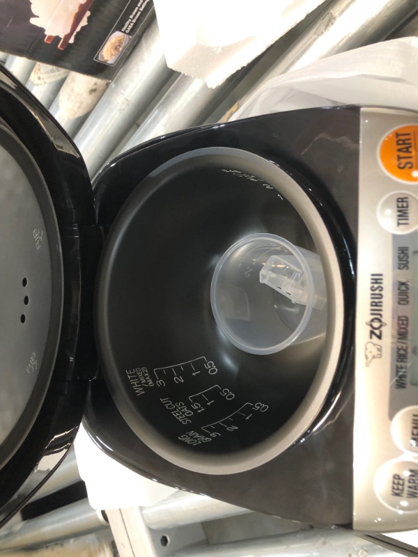 Photo 1 of Zojirushi 3 Cup Micom Rice Cooker NS LGC05XB
