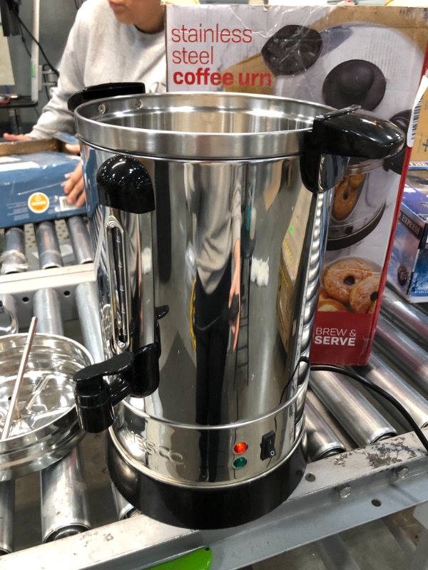 Photo 2 of Nesco Professional Coffee Urn, 30 Cups, Stainless Steel
