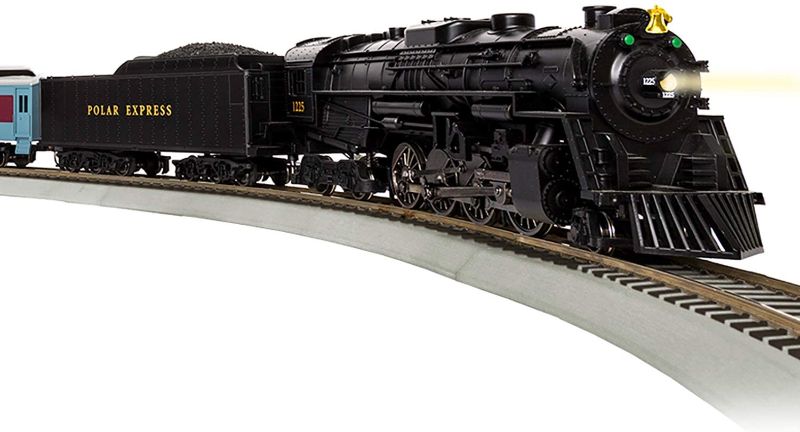 Photo 1 of Lionel The Polar Express LionChief 2-8-4 Set with Bluetooth Capability, HO Gauge Model Train Set with Remote
