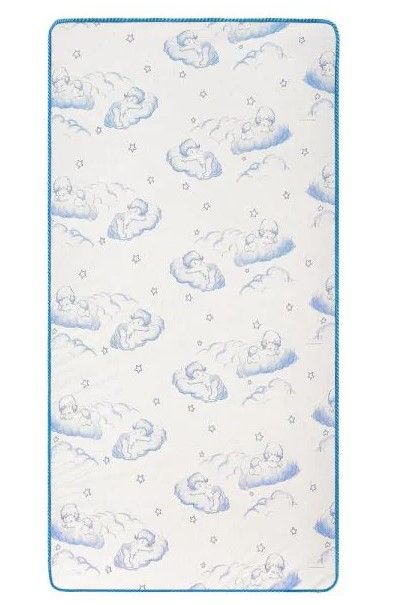 Photo 1 of 2-In-1 Breathable Sweet Dreams 6 88 Coil Spring Crib and Toddler Bed Mattress
