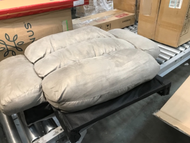 Photo 1 of afw glider recliner - grey suede 