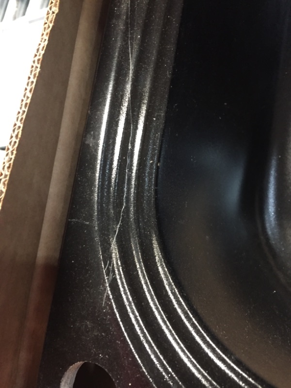 Photo 1 of 22 X 23 BLACK DOUBLE SINK