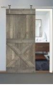 Photo 1 of 28 x 72 wooden single door grey