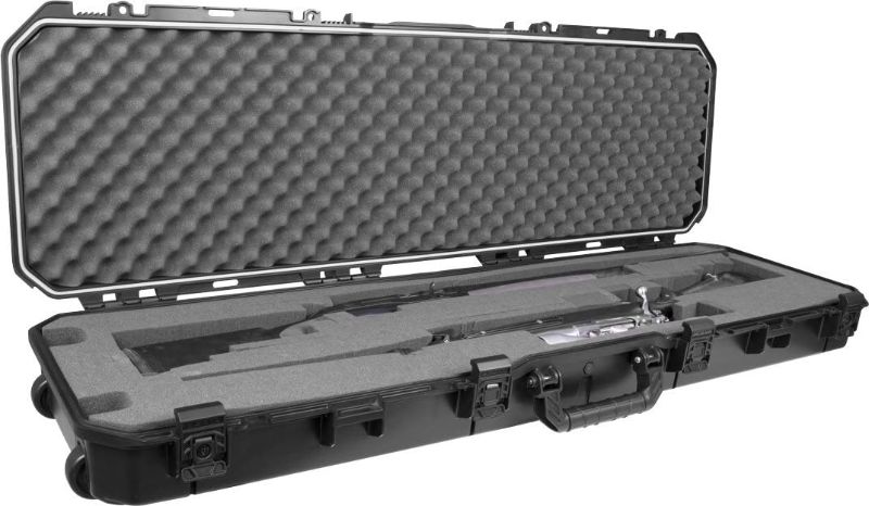 Photo 1 of **CRACK NEAR WHEEL REFER TO PHOTO**
Plano All Weather Tactical Gun Case, 52-Inch
