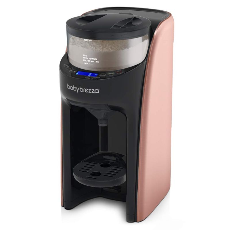 Photo 1 of **PREVIOUSLY USED***
New and Improved Baby Brezza Formula Pro Advanced Formula Dispenser Machine - Automatically Mix a Warm Formula Bottle Instantly - Easily Make Bottle with Automatic Powder Blending, Rose Gold
