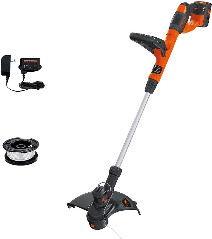 Photo 1 of Black & Decker LST140C 40V MAX Lithium-Ion Cordless String Trimmer Kit (1.5 Ah)