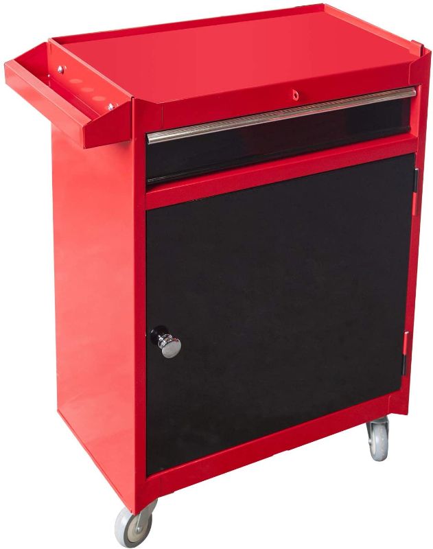 Photo 1 of BIG RED ATBT1204R-RB Torin Rolling Garage Workshop Tool Organizer: Detachable 4 Drawer Tool Chest with Large Storage Cabinet and Adjustable Shelf