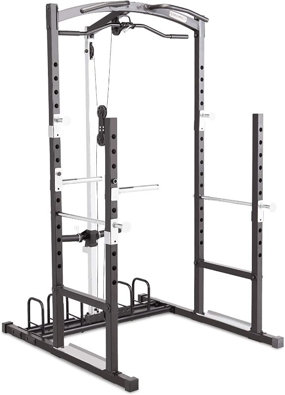 Photo 1 of **INCOMPLETE BOX 1 OF 2 ONLY***Marcy Home Gym Cage System Workout Station for Weightlifting