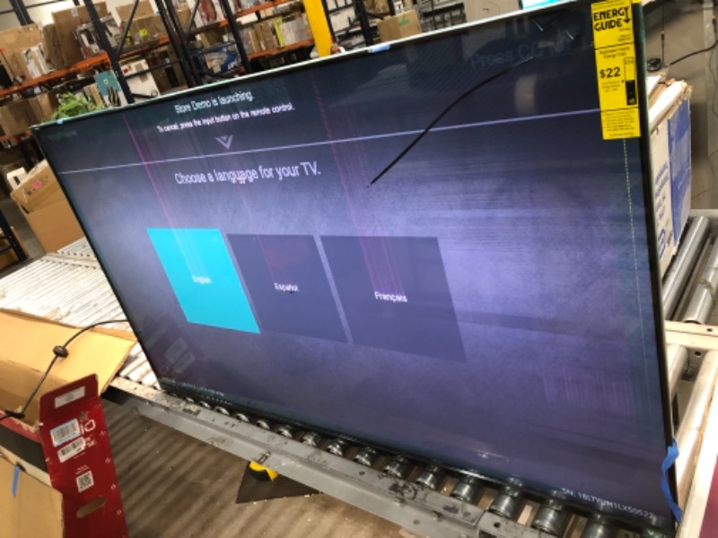 Photo 2 of (DAMAGED) VIZIO 58-Inch M7 Series Premium 4K UHD Quantum Color LED HDR Smart TV with Apple AirPlay 2 and Chromecast Built-in, Dolby Vision, HDR10+, HDMI 2.1, Variable Refresh Rate, M58Q7-J01, 2021 Model
