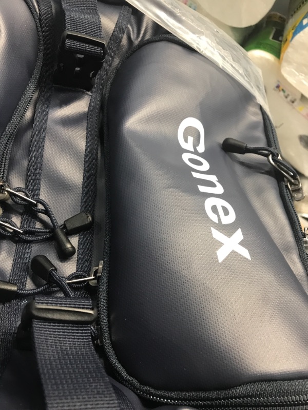Photo 3 of ***SIMILAR TO COVER PHOTO*** Gonex Rolling Duffle Bag with Wheels, 70L Water Repellent Wheeled Travel Duffel Luggage with Rollers 26 inch, Navy
