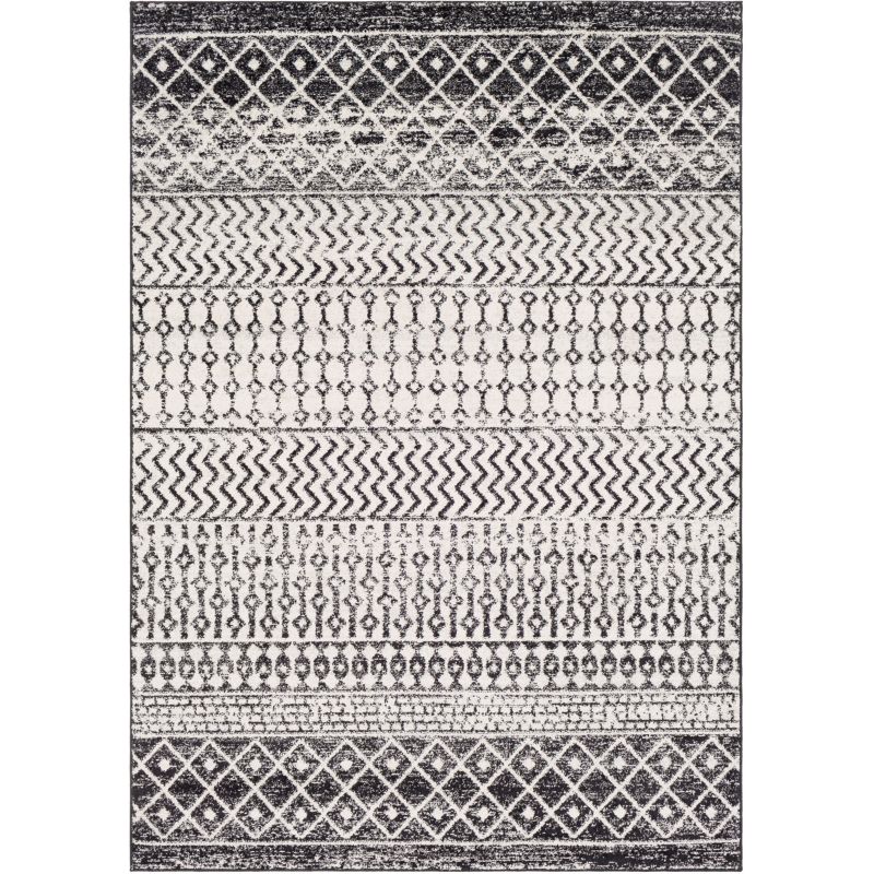 Photo 1 of 
Surya ELZ2307-5376
Elaziz Black/Light Gray/Medium Gray/White Rugs, Rectangle 6'3X7'6