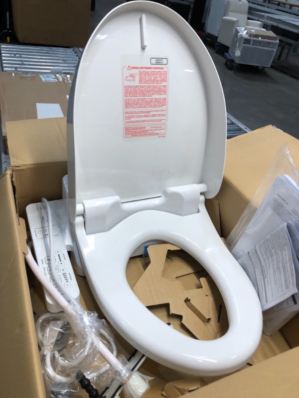 Photo 1 of Toto SW2014#01 Washlet A100 Elongated Bidet Toilet Seat, White