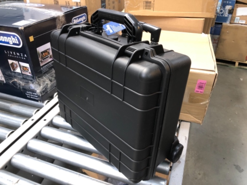 Photo 1 of T.Z. Case International T.z 7-Bottle Wheeled Wine Case, Molded Polypropylene, Black, One Size
