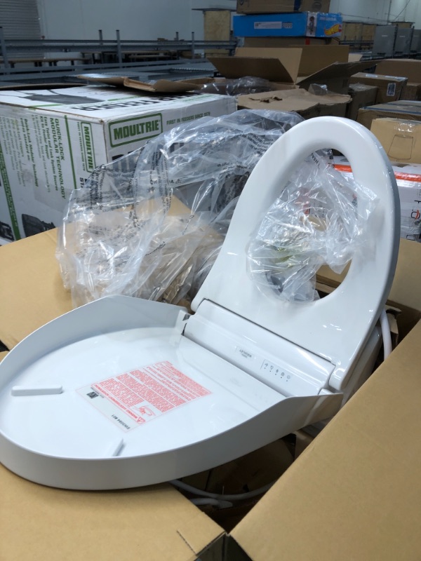 Photo 1 of NON-FUNCTIONAL: C5 Washlet Electric Bidet Seat for Elongated Toilet in Cotton White with Premist and EWATER+ Wand Cleaning
