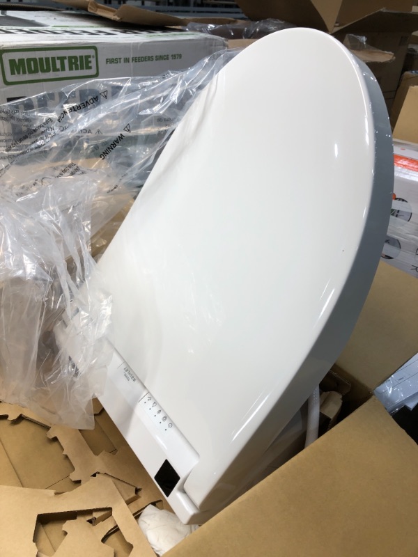 Photo 1 of NON-FUNCTIONAL: C5 Washlet Electric Bidet Seat for Elongated Toilet in Cotton White with Premist and EWATER+ Wand Cleaning