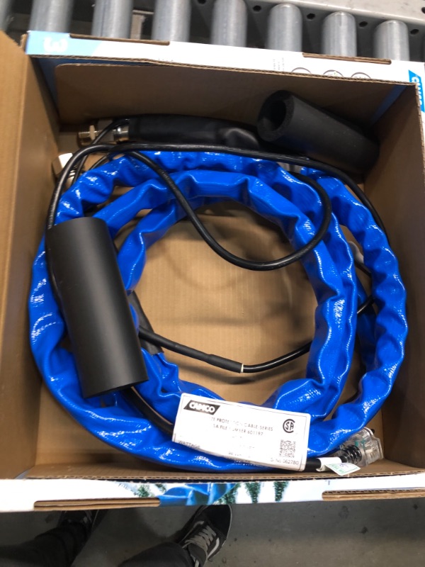 Photo 1 of H&G lifestyles 25ft Heated Water Hose for Rv 1/2" Inner Diameter Withstand Down to -40°F Blue
