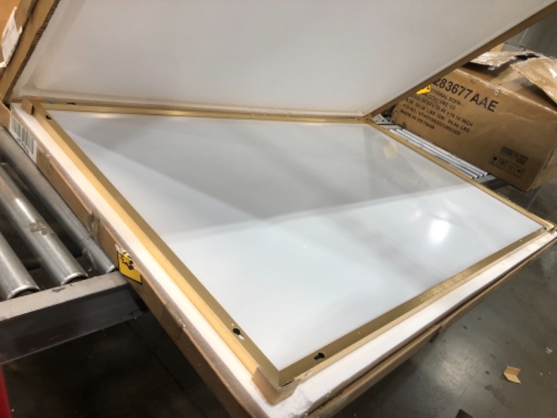 Photo 1 of NeuType 71"x32" Large Full Length Mirror Rectangle Wall-Mounted Mirror Hanging or Leaning Against Wall, Golden
