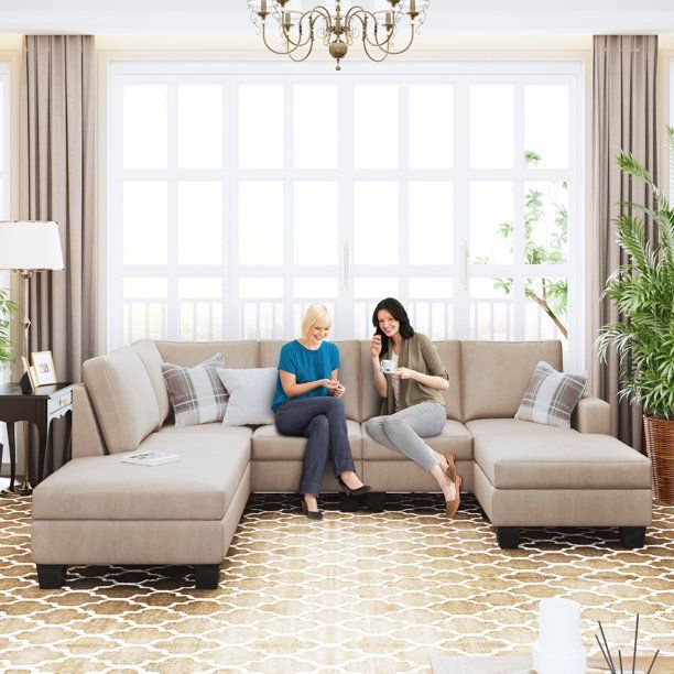 Photo 1 of INCOMPLETE: 110*86.5*36" Textured Fabric Sectional Sofa Set,4 pieces U-shaped Sofa With Removable Ottoman, Left-arm Facing Chaise,Grey
Incomplete, box 1 of 3, boxes 2 & 3 needed to complete sofa!
