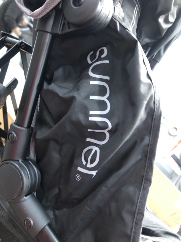 Photo 1 of Summer 3Dlite+ Convenience Stroller, Matte Black – Lightweight Umbrella Stroller with Oversized Canopy, Extra-Large Storage and Compact Fold ?33 x 19.5 x 43 inches

