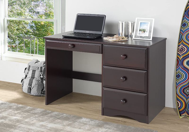 Photo 1 of Camaflexi Desk, 30.5"H x 43.5"W x 21"D, Cappuccino ?21 x 43.5 x 30.5 inches

