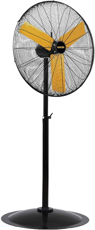 Photo 1 of ***MISSING MOTOR*** 
MASTER 30 Inch Oscillating Industrial High Velocity Pedestal Fan - Direct Drive, All-Metal Construction with OSHA-Compliant Safety Guards, 3 Speed Settings (MAC-30POSC) 40 x 7.7 x 36 inches

