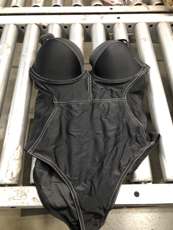 Photo 1 of cupshe swimsuit  BLACK  0X MESH