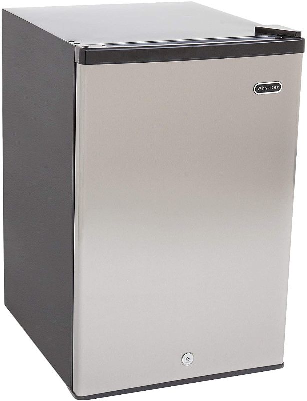 Photo 1 of NON FUNCTIONAL PARTS ONLY !!!! Whynter CUF-210SS Energy  Star Upright Freezer, 2.1 Cubic Feet                                                                        
 Size: 2.1 cu ft