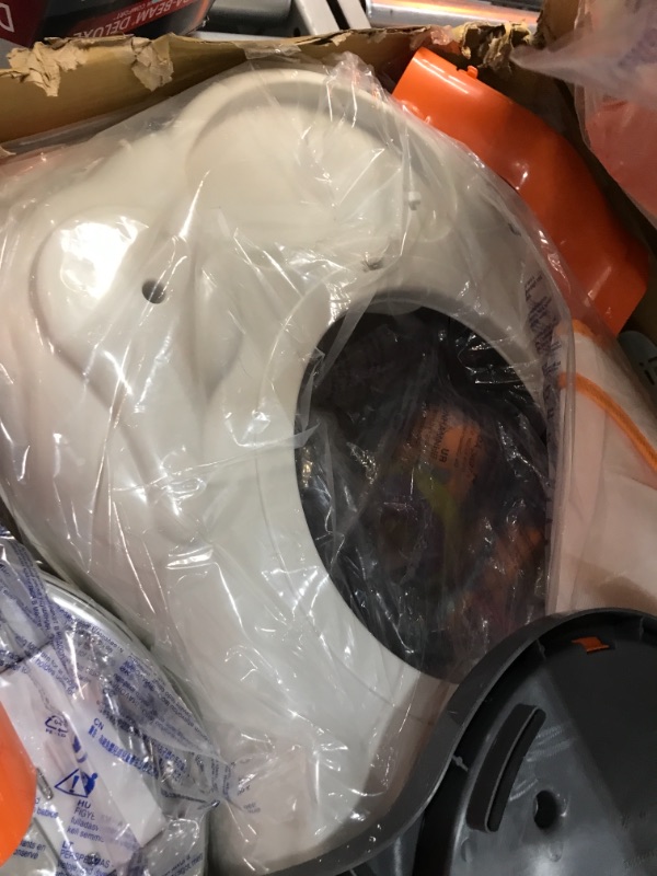 Photo 1 of STORKCRAFT, 3in1 Activity Walker and Rocker with Jumping Board and Feeding Tray Interactive Walker with Toy Tray and Jumping Board for Toddlers and Infants, Orange