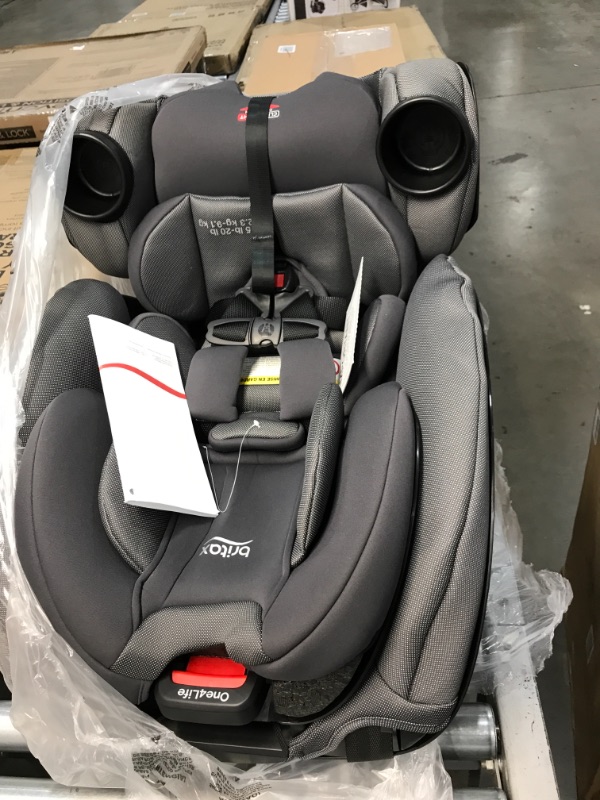 Photo 3 of Britax One4Life ClickTight All-in-One Car Seat – 10 Years of Use – Infant, Convertible, Booster – 5 to 120 Pounds - SafeWash Fabric, Drift
