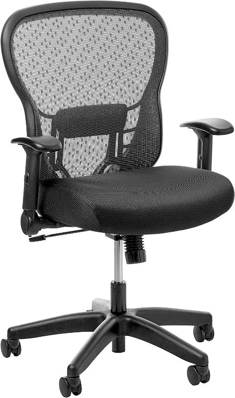 Photo 1 of SPACE Seating Deluxe AirGrid Seat and Back, 2-to-1 Synchro Tilt Control and Cantilever Arms Managers Chair, Latte
