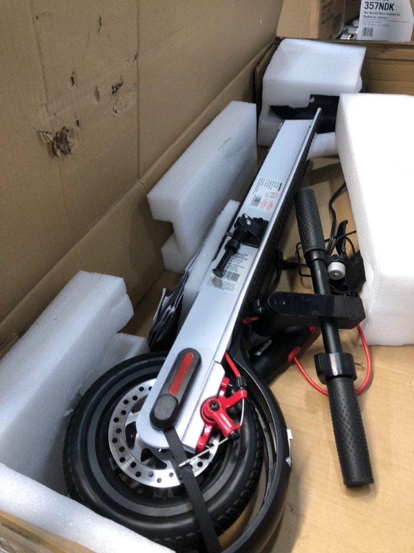 Photo 3 of ***PARTS ONLY*** Huffy 36V Lithium In-Line Folding Electric Scooter, 250W Motor, 15 MPH, Up to 15 Mile Range
