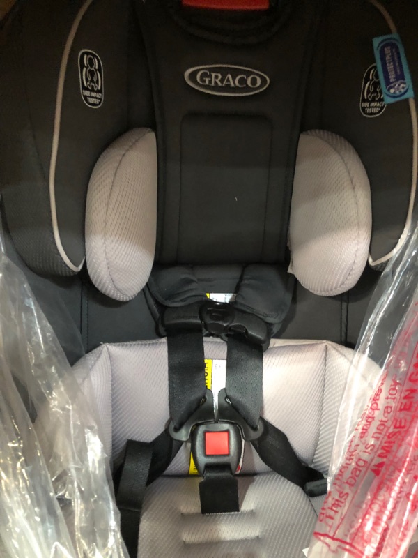 Photo 3 of Graco SlimFit 3 in 1 Car Seat -Slim & Comfy Design Saves Space in Your Back Seat, Darcie, One Size
